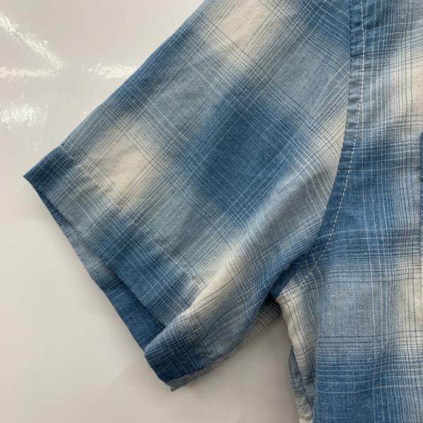 セーブルクラッチ SABLE CLUTCH シャツ、ブラウス 半袖シャツ チェック S チェック メンズ USED 古着 中古 10025235