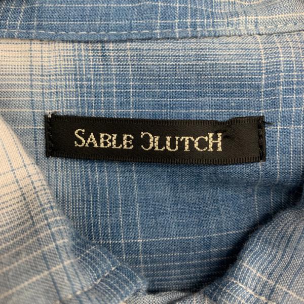 セーブルクラッチ SABLE CLUTCH シャツ、ブラウス 半袖シャツ チェック S チェック メンズ USED 古着 中古 10025235