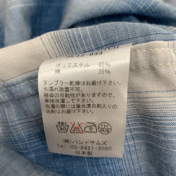 セーブルクラッチ SABLE CLUTCH シャツ、ブラウス 半袖シャツ チェック S チェック メンズ USED 古着 中古 10025235