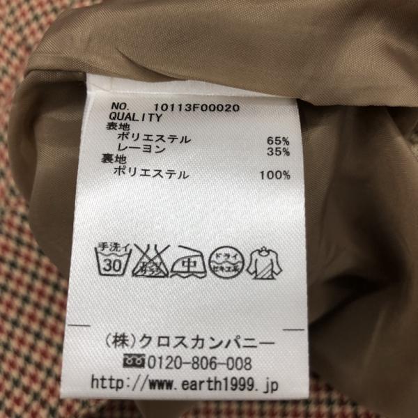 アースミュージックアンドエコロジー earth music&ecology パンツ ボトムス パンツ ショートパンツ 千鳥格子 M 千鳥格子 レディース USED 古着 中古 10025336