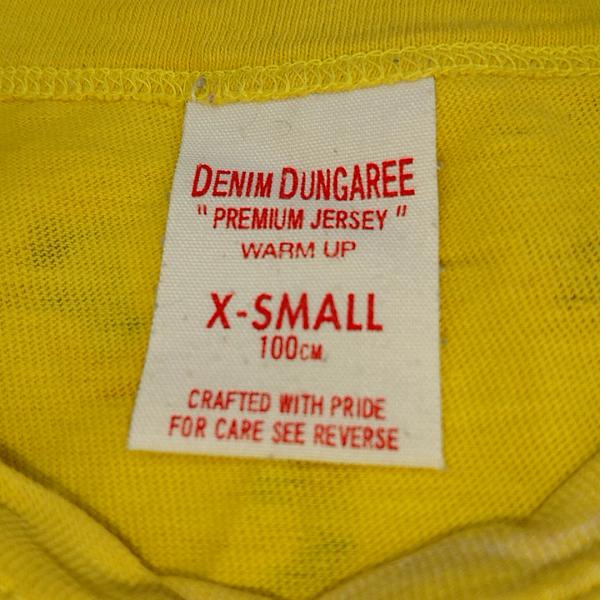デニムダンガリー DENIM DUNGAREE Tシャツ キッズ 半袖Tシャツ 100? 100cm 黄 / イエロー / メンズ USED 古着 中古 10025430