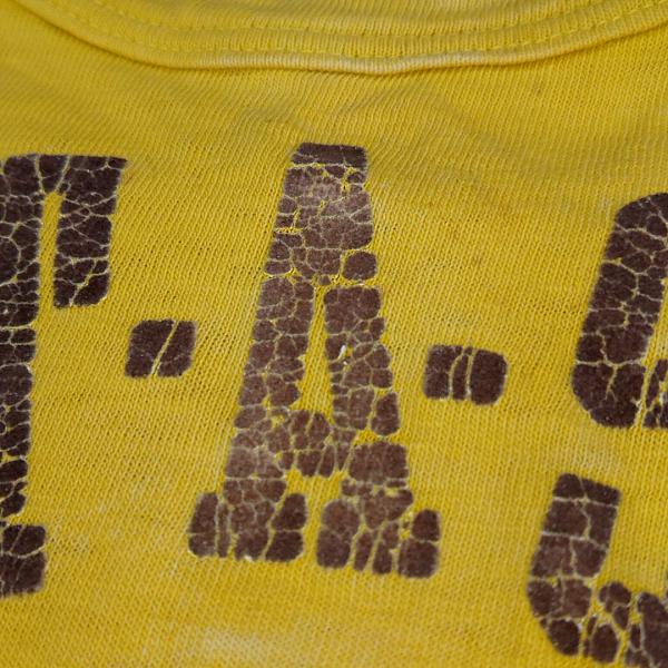 デニムダンガリー DENIM DUNGAREE Tシャツ キッズ 半袖Tシャツ 100? 100cm 黄 / イエロー / メンズ USED 古着 中古 10025430