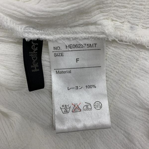 ヘザー Heather カットソー  半袖カットソー FREE 白 / ホワイト /  レディース USED 古着 中古 10025459