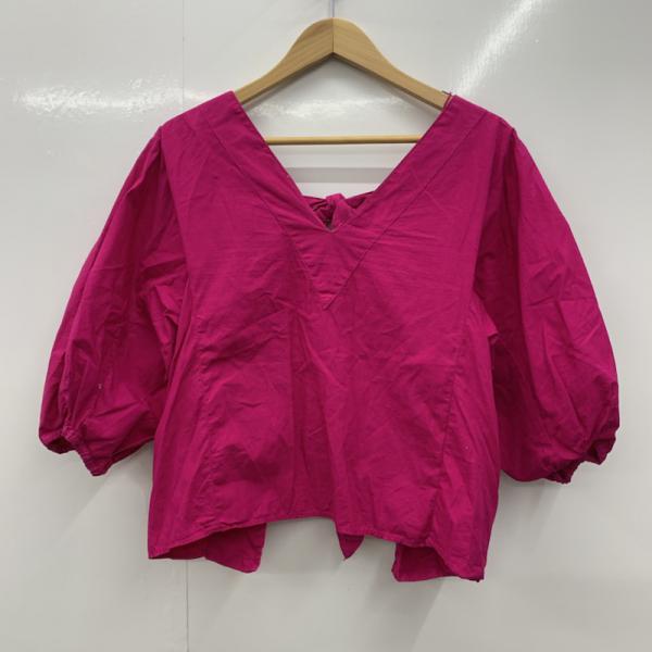 ザラベーシック ZARA BASIC カットソー  半袖カットソー S 無地 レディース USED 古着 中古 10025463