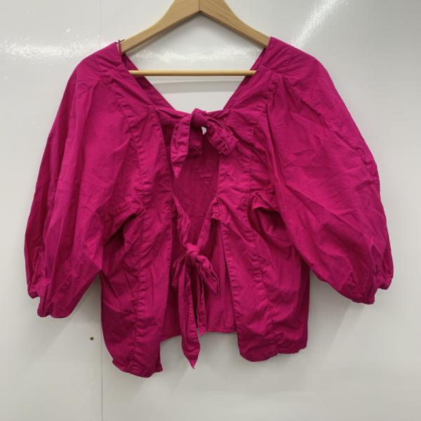 ザラベーシック ZARA BASIC カットソー  半袖カットソー S 無地 レディース USED 古着 中古 10025463