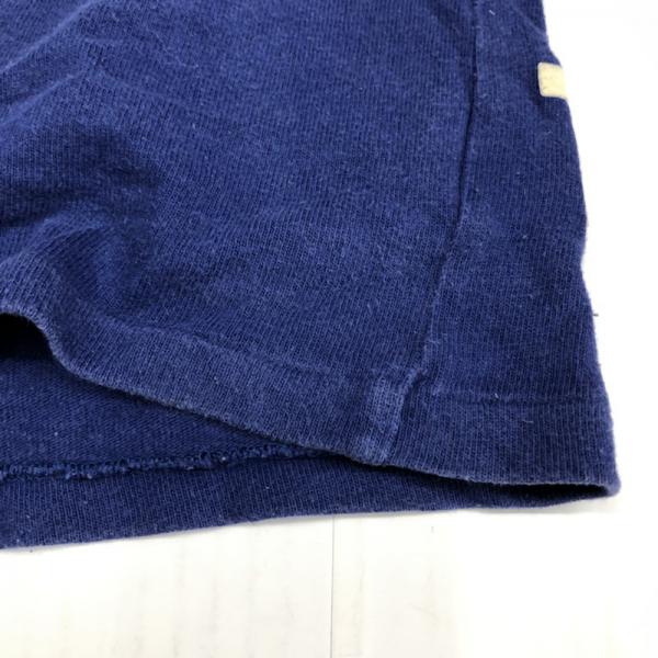 デニムダンガリー DENIM DUNGAREE カットソー  キッズ 長袖カットソー 100cm 100cm 無地 紺 / ネイビー /  レディース USED 古着 中古 10025528