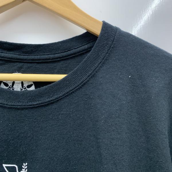 パラダイス PARADIS3 Tシャツ 半袖 Tシャツ 半袖 ロゴ L 無地 黒 / ブラック / メンズ USED 古着 中古 10025561