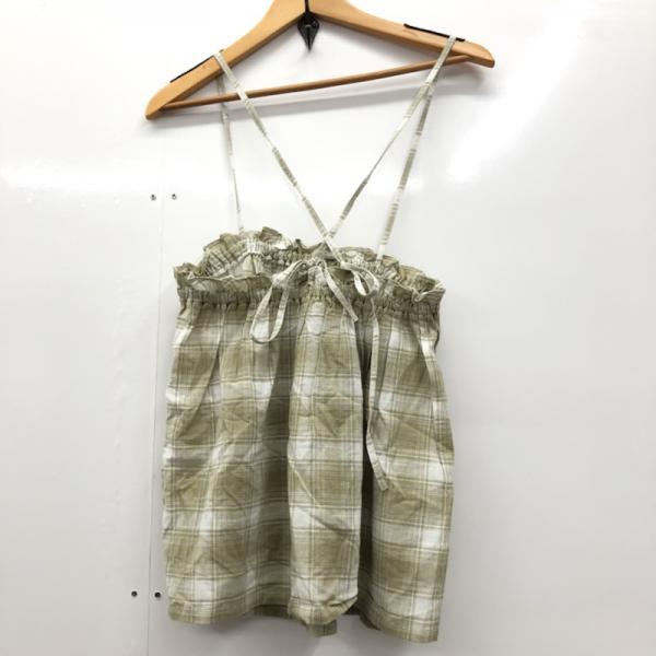 マウジー MOUSSY キャミソール ノースリーブ チェック柄 キャミソール FREE チェック レディース USED 古着 中古 10025588