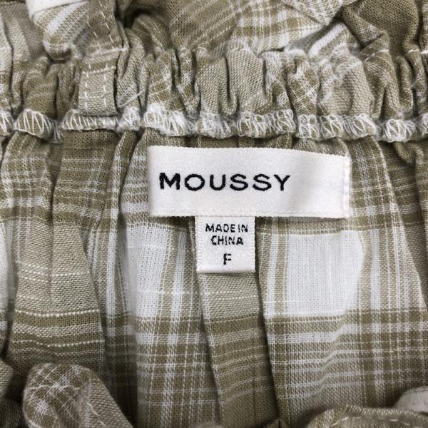 マウジー MOUSSY キャミソール ノースリーブ チェック柄 キャミソール FREE チェック レディース USED 古着 中古 10025588