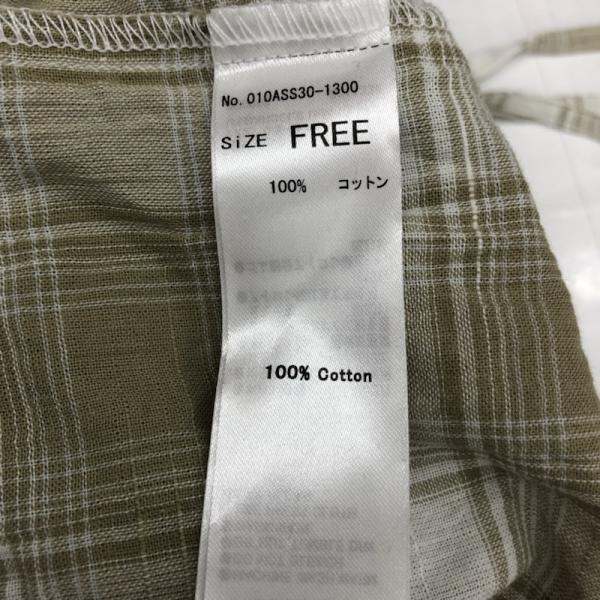 マウジー MOUSSY キャミソール ノースリーブ チェック柄 キャミソール FREE チェック レディース USED 古着 中古 10025588