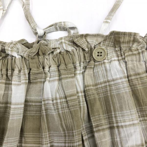 マウジー MOUSSY キャミソール ノースリーブ チェック柄 キャミソール FREE チェック レディース USED 古着 中古 10025588