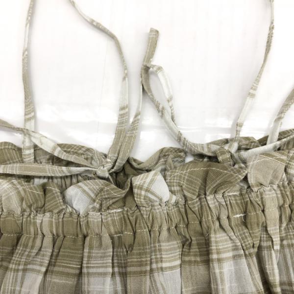 マウジー MOUSSY キャミソール ノースリーブ チェック柄 キャミソール FREE チェック レディース USED 古着 中古 10025588