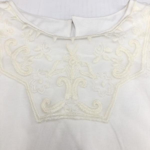 マウジー MOUSSY カットソー  長袖カットソー 1 無地 白 / ホワイト /  レディース USED 古着 中古 10025597