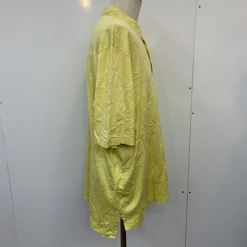 ポロバイラルフローレン Polo by RALPH LAUREN ポロシャツ 半袖 無地 ワンポイント XL 無地 X ワンポイント 黄 / イエロー / メンズ USED 古着 中古 10025651
