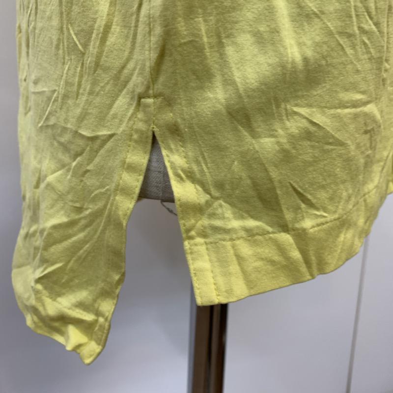 ポロバイラルフローレン Polo by RALPH LAUREN ポロシャツ 半袖 無地 ワンポイント XL 無地 X ワンポイント 黄 / イエロー / メンズ USED 古着 中古 10025651