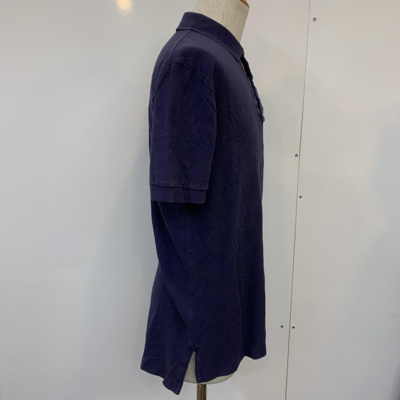 ポロバイラルフローレン Polo by RALPH LAUREN ポロシャツ 半袖 無地 ワンポイント S 無地 X ワンポイント 紺 / ネイビー / メンズ USED 古着 中古 10025664