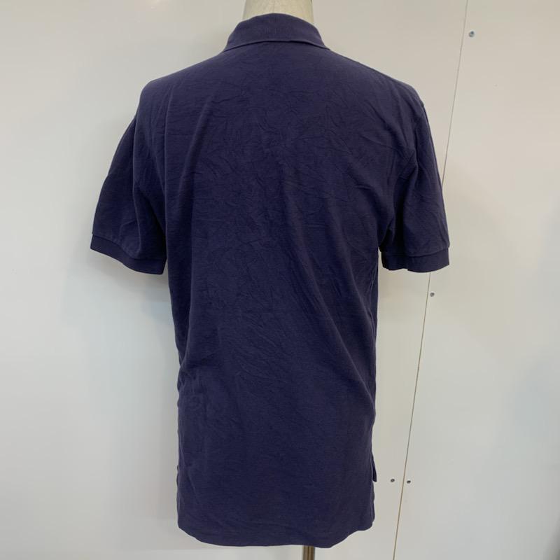 ポロバイラルフローレン Polo by RALPH LAUREN ポロシャツ 半袖 無地 ワンポイント S 無地 X ワンポイント 紺 / ネイビー / メンズ USED 古着 中古 10025664