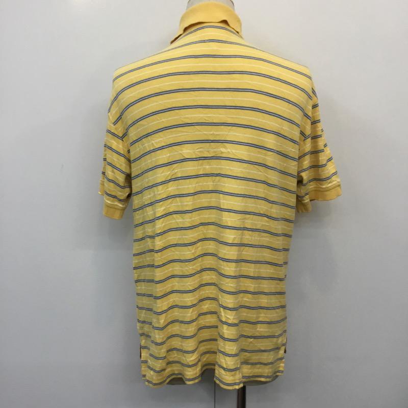 トミーヒルフィガー TOMMY HILFIGER ポロシャツ ポロシャツ 半袖 ロゴマーク ボーダー S ボーダー柄 メンズ USED 古着 中古 10025694