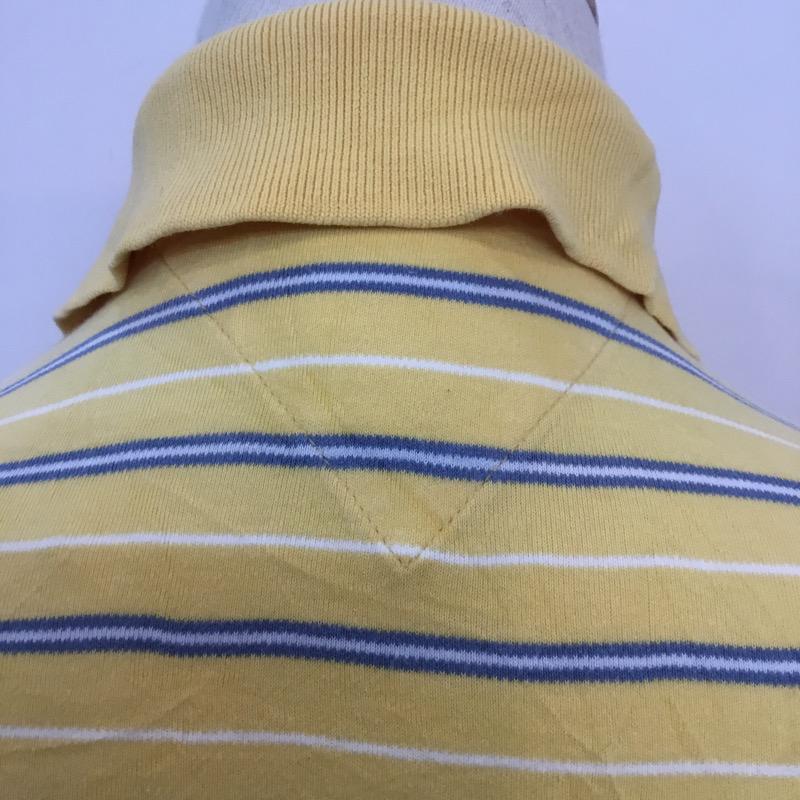 トミーヒルフィガー TOMMY HILFIGER ポロシャツ ポロシャツ 半袖 ロゴマーク ボーダー S ボーダー柄 メンズ USED 古着 中古 10025694