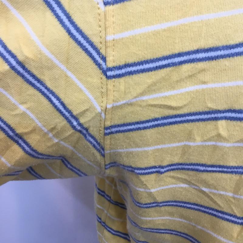 トミーヒルフィガー TOMMY HILFIGER ポロシャツ ポロシャツ 半袖 ロゴマーク ボーダー S ボーダー柄 メンズ USED 古着 中古 10025694