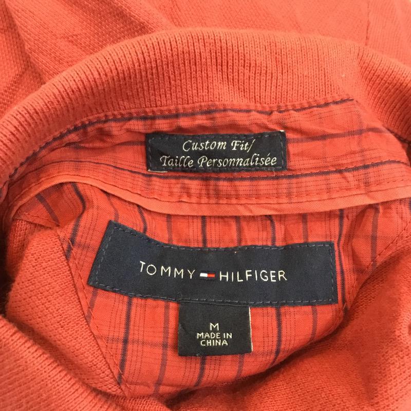 トミーヒルフィガー TOMMY HILFIGER ポロシャツ ポロシャツ 半袖 M 無地 メンズ USED 古着 中古 10025708