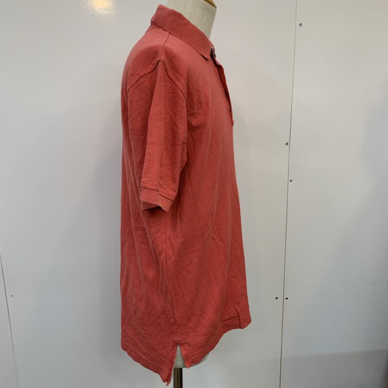 トミーヒルフィガー TOMMY HILFIGER ポロシャツ 半袖 無地 ワンポイント M 無地 X ワンポイント 赤 / レッド / メンズ USED 古着 中古 10025716