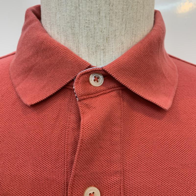 トミーヒルフィガー TOMMY HILFIGER ポロシャツ 半袖 無地 ワンポイント M 無地 X ワンポイント 赤 / レッド / メンズ USED 古着 中古 10025716