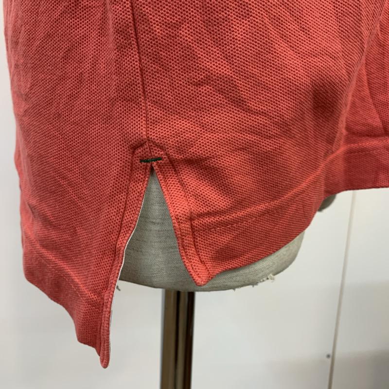 トミーヒルフィガー TOMMY HILFIGER ポロシャツ 半袖 無地 ワンポイント M 無地 X ワンポイント 赤 / レッド / メンズ USED 古着 中古 10025716