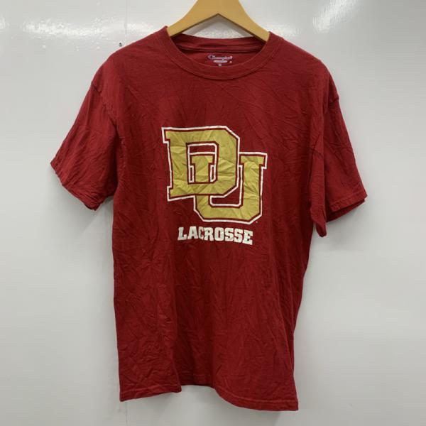 チャンピオン Champion Tシャツ Tシャツ 半袖 ロゴ M 無地 赤 / レッド / メンズ USED 古着 中古 10025788