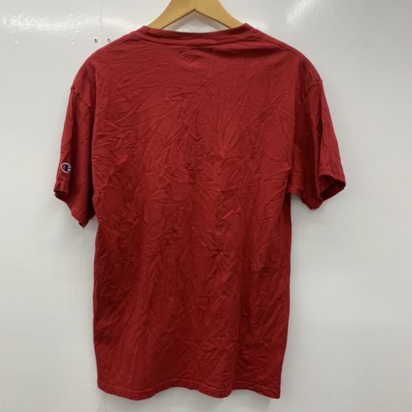 チャンピオン Champion Tシャツ Tシャツ 半袖 ロゴ M 無地 赤 / レッド / メンズ USED 古着 中古 10025788