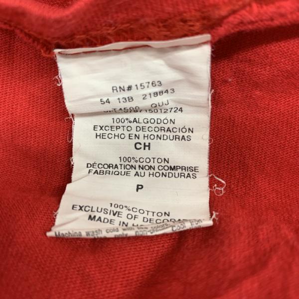 チャンピオン Champion Tシャツ 半袖 Tシャツ 半袖 S 無地 赤 / レッド / メンズ USED 古着 中古 10025790