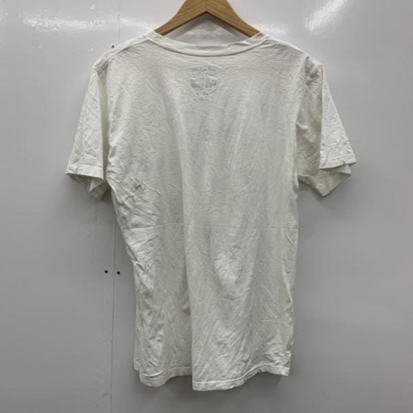 アディダス adidas Tシャツ Tシャツ 半袖 プリント M 無地 白 / ホワイト / メンズ USED 古着 中古 10025816