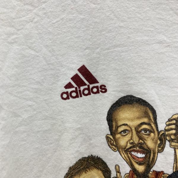 アディダス adidas Tシャツ Tシャツ 半袖 プリント M 無地 白 / ホワイト / メンズ USED 古着 中古 10025816
