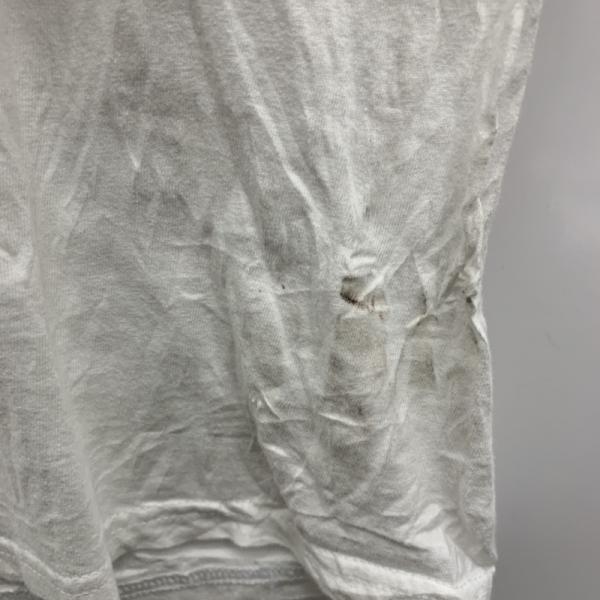 アディダス adidas Tシャツ Tシャツ 半袖 プリント M 無地 白 / ホワイト / メンズ USED 古着 中古 10025816