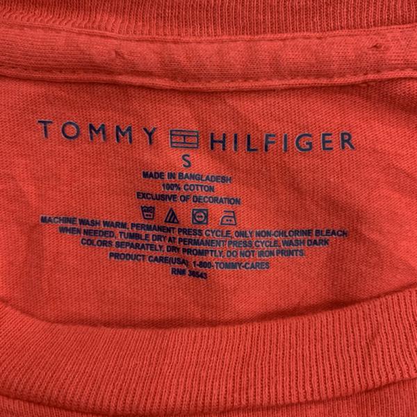 トミーヒルフィガー TOMMY HILFIGER Tシャツ 半袖 Tシャツ 半袖 ロゴマーク S 無地 メンズ USED 古着 中古 10025817