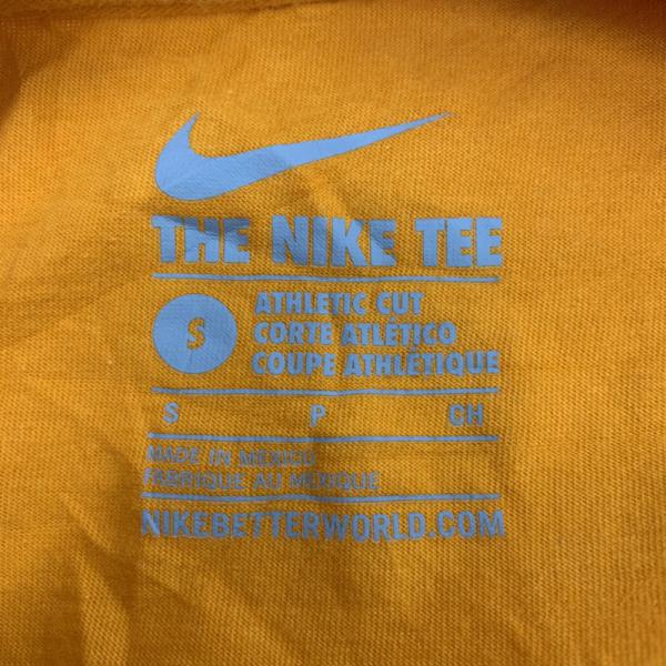 ナイキ NIKE Tシャツ 半袖 Tシャツ 半袖 ロゴ S 無地 橙 / オレンジ / メンズ USED 古着 中古 10025822