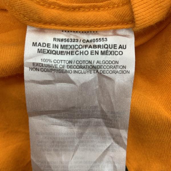 ナイキ NIKE Tシャツ 半袖 Tシャツ 半袖 ロゴ S 無地 橙 / オレンジ / メンズ USED 古着 中古 10025822