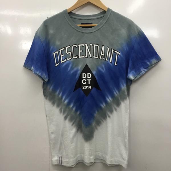 ディセンダント DESCENDANT Tシャツ 半袖 Tシャツ 191ATDS-CSMO5 1 ロゴ、文字 X グラデーション マルチカラー / マルチカラー / メンズ USED 古着 中古 10025857