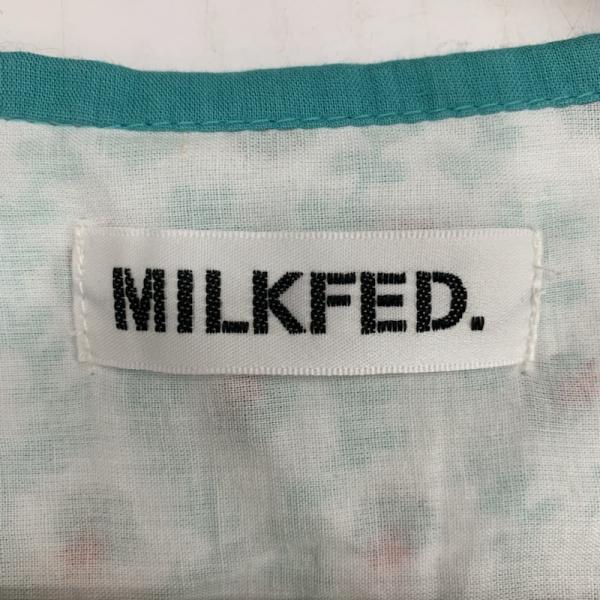 ミルクフェド MILKFED. カットソー  カットソー 五分袖 レーヨン ペイズリー柄 MILK FED 03182314 ONE レディース USED 古着 中古 10025946