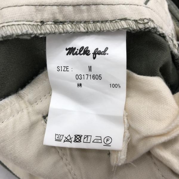 ミルクフェド MILKFED. パンツ ボトムス パンツ チノパン MILK FED M 無地 カーキ / カーキ / レディース USED 古着 中古 10025976