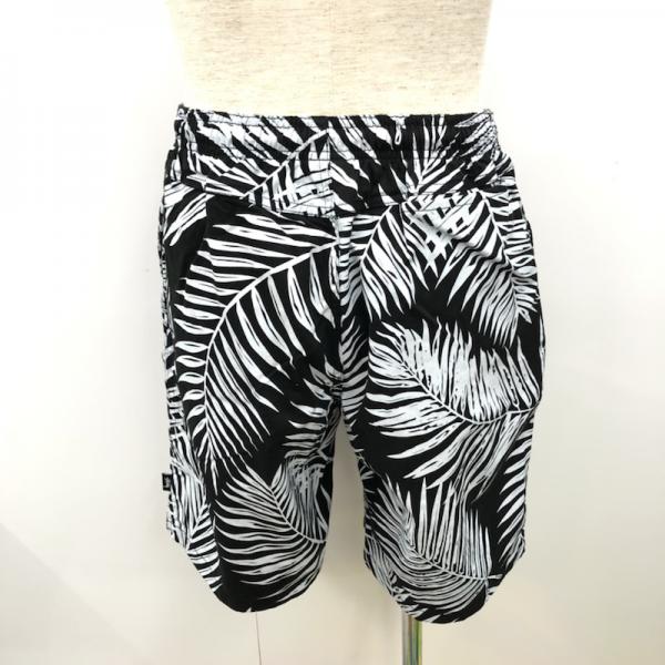 ステューシー STUSSY パンツ ショートパンツ ボトムス パンツ ショートパンツ ボタニカル柄 タグ付き M 総柄 白 / ホワイト / X 黒 / ブラック / メンズ USED 古着 中古 10026100