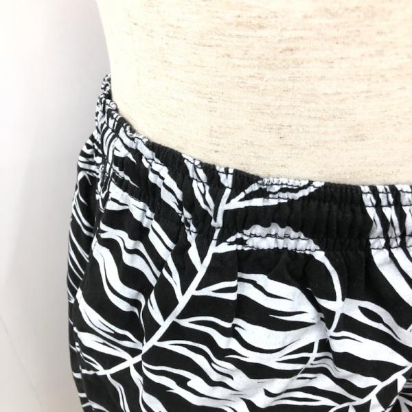 ステューシー STUSSY パンツ ショートパンツ ボトムス パンツ ショートパンツ ボタニカル柄 タグ付き M 総柄 白 / ホワイト / X 黒 / ブラック / メンズ USED 古着 中古 10026100