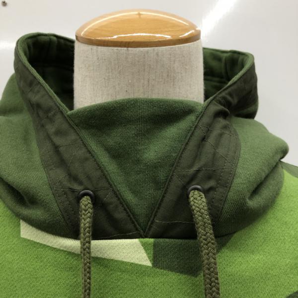 アベイシングエイプ A BATHING APE パーカー パーカー プルオーバー 長袖 SPLINTER CAMO WIDE PULLOVER HOODIE 001PPE801007X タグ付き M メンズ USED 古着 中古 10026137