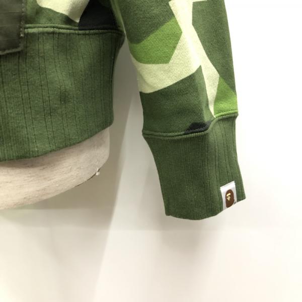 アベイシングエイプ A BATHING APE パーカー パーカー プルオーバー 長袖 SPLINTER CAMO WIDE PULLOVER HOODIE 001PPE801007X タグ付き M メンズ USED 古着 中古 10026137