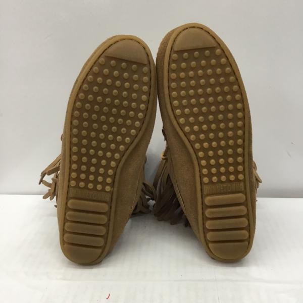 ミネトンカ Minnetonka ブーツ ブーツ 靴 フリンジ MINNETONKA Tramper Ankle Hi Boot 427T SIZE:6 箱有 6 無地 レディース USED 古着 中古 10026278