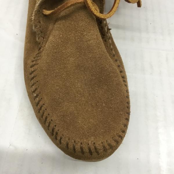 ミネトンカ Minnetonka ブーツ ブーツ 靴 フリンジ MINNETONKA Tramper Ankle Hi Boot 427T SIZE:6 箱有 6 無地 レディース USED 古着 中古 10026278