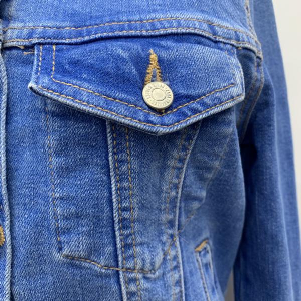 ザラ ZARA ジャケット、上着 ジャケット デニムジャケット Gジャン S 無地 レディース USED 古着 中古 10026323