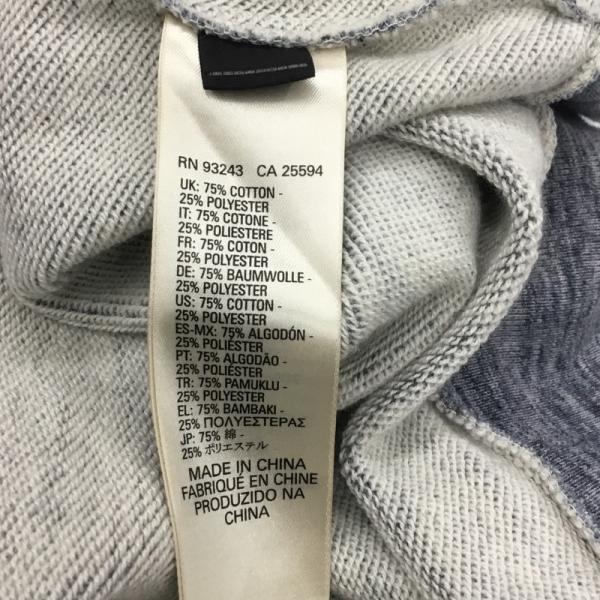 ディーゼル DIESEL トレーナー 長袖 スウェット トレーナー タグ付 L 無地 灰 / グレー / メンズ USED 古着 中古 10026346