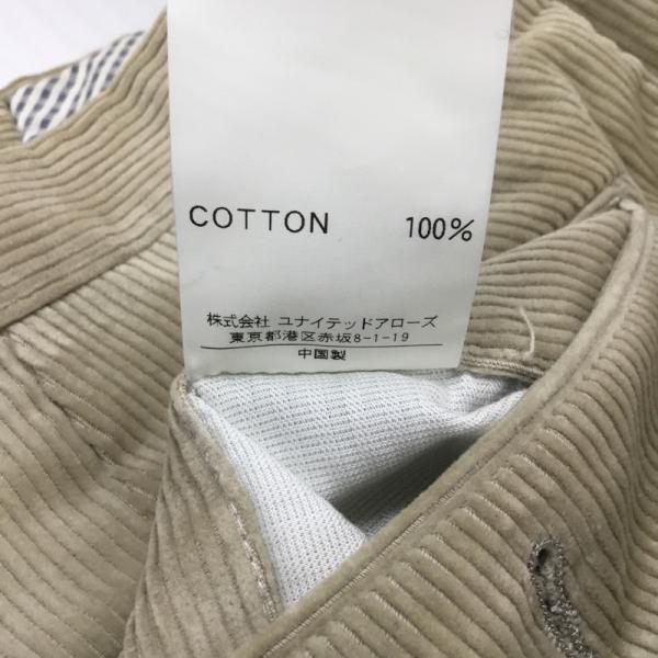 ユナイテッドアローズ UNITED ARROWS パンツ パンツ ボトム 42 無地 ベージュ / ベージュ / メンズ USED 古着 中古 10026378