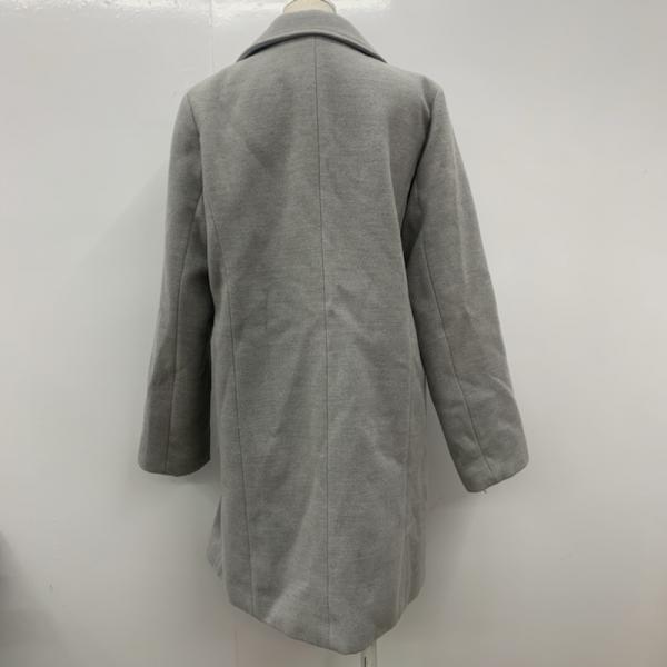 イーハイフンワールドギャラリーピー E hyphen world gallery PEACE コート アウター コート FREE 無地 灰 / グレー / レディース USED 古着 中古 10026720